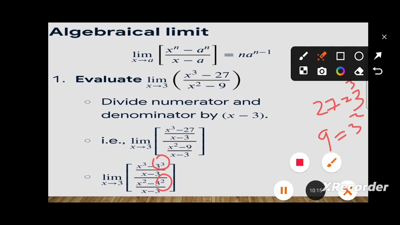 1002   LIMITS AND DIFFERENTIATION