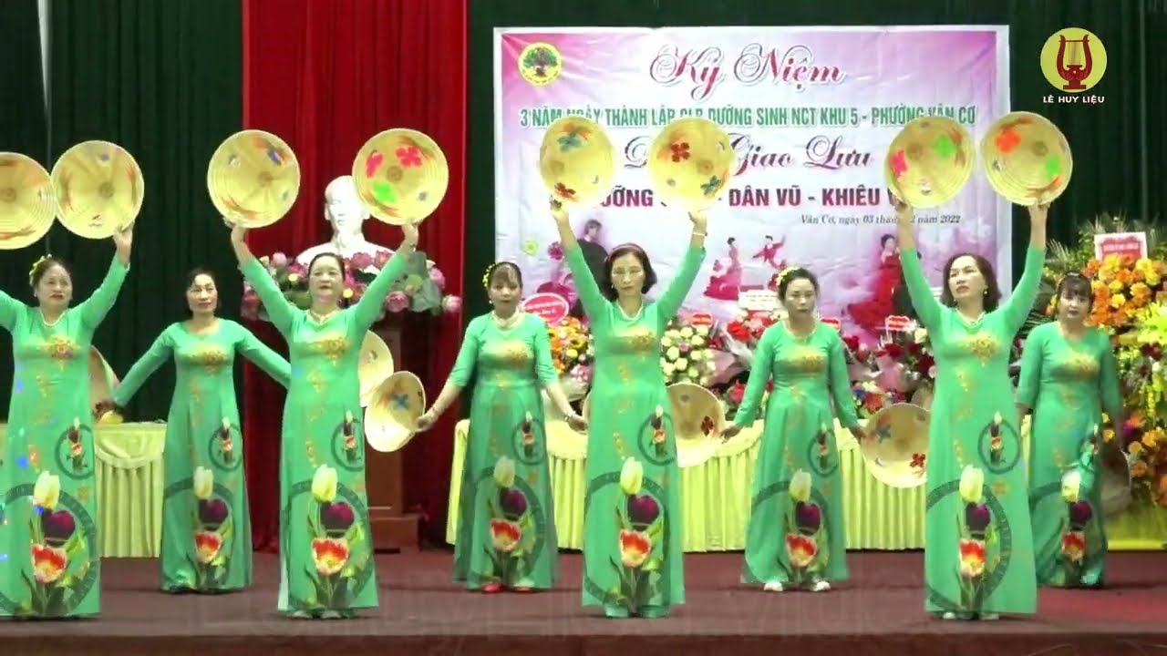 Múa Câu ca em hát Phú Thọ quê mình.Clb Dưỡng sinh khu 5 Vân Cơ Việt Trì Phú Thọ