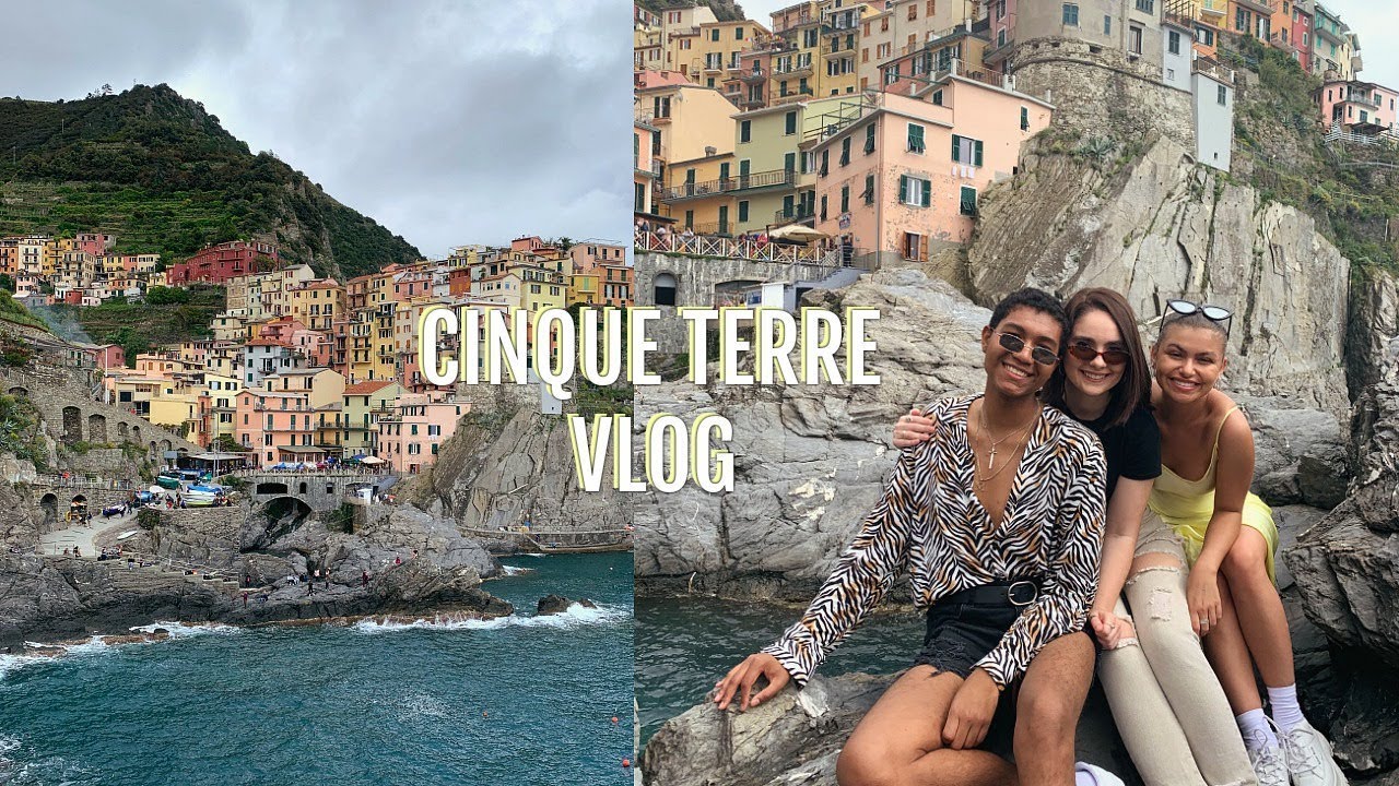 ITALY VLOG: CINQUE TERRE | going to the beach, amazing views, & drinks!
