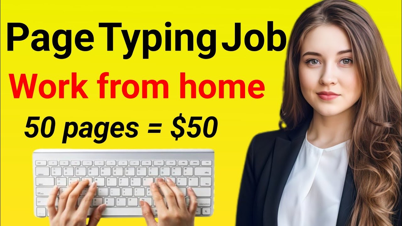 Page Typing Work from Home 2025 | Real Online Typing Jobs in india & pakistan - fiverr