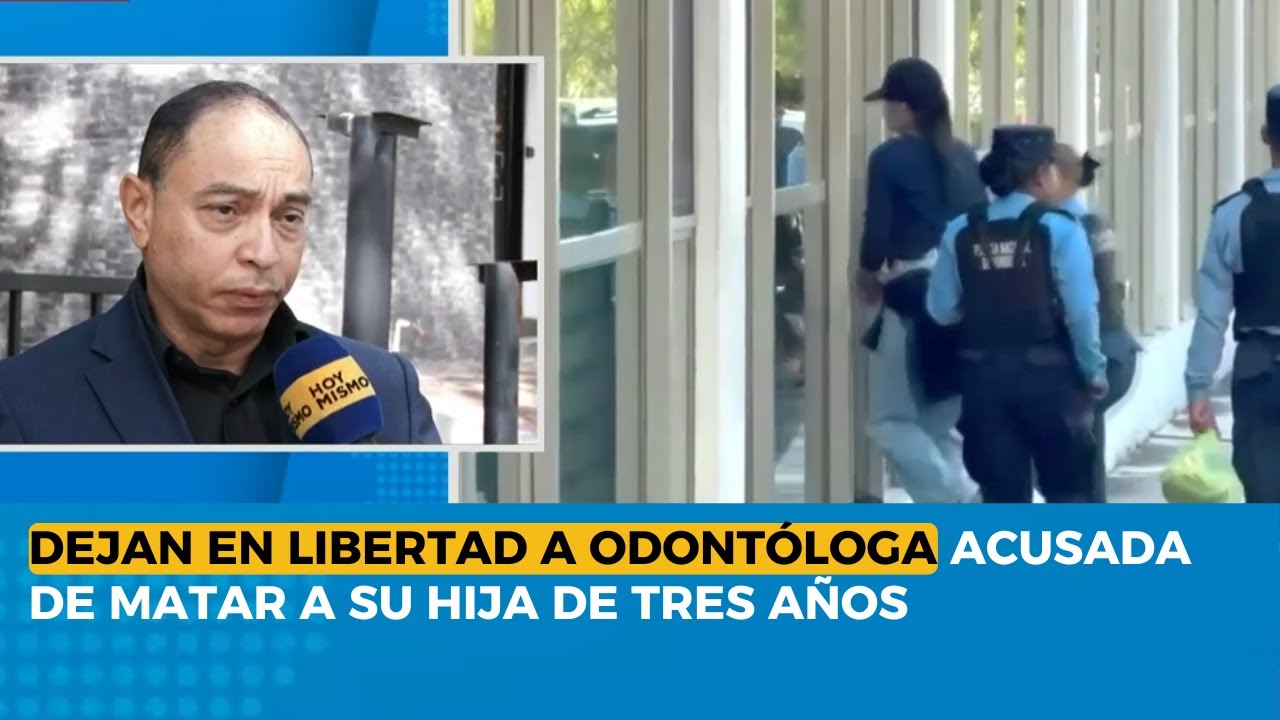 Dejan en libertad a odontóloga acusada de matar a su hija de tres años