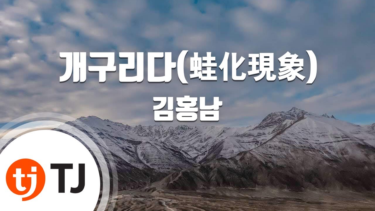 [TJ노래방] 개구리다(蛙化現象) - 김홍남 / TJ Karaoke