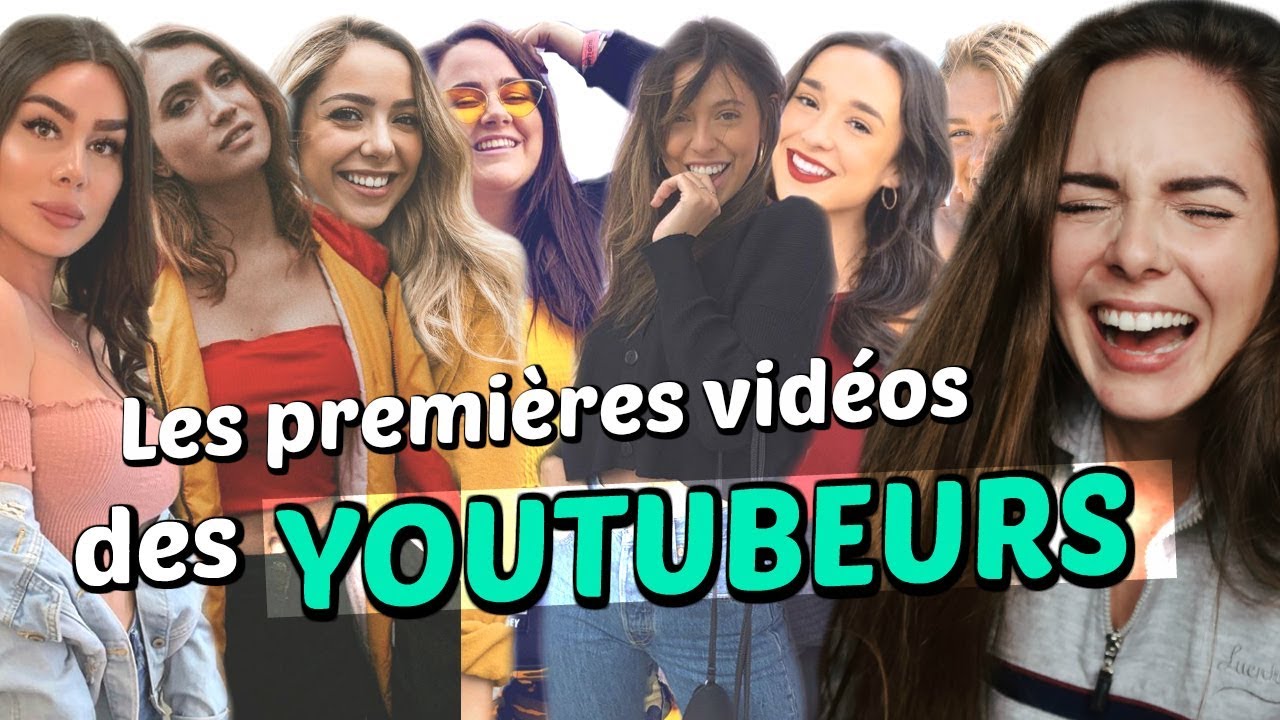 JE RÉAGIS AUX PREMIÈRES VIDÉOS DES YOUTUBEURS!!!!!