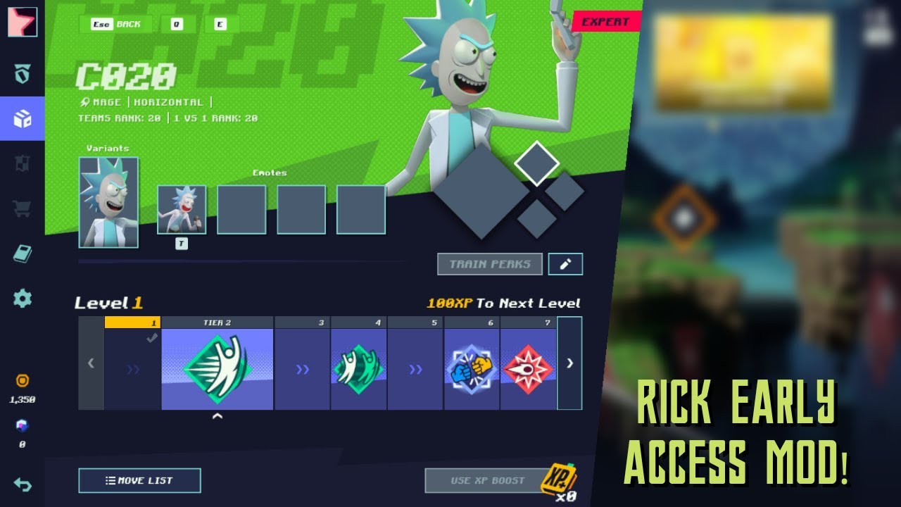 MultiVersus  - Rick Gameplay (Early Access Mod)