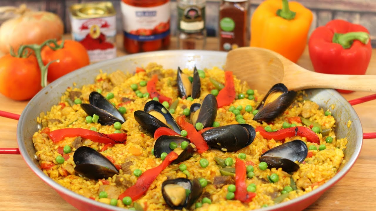 Como Hacer Paella Mixta - Mariscos Y Carnes