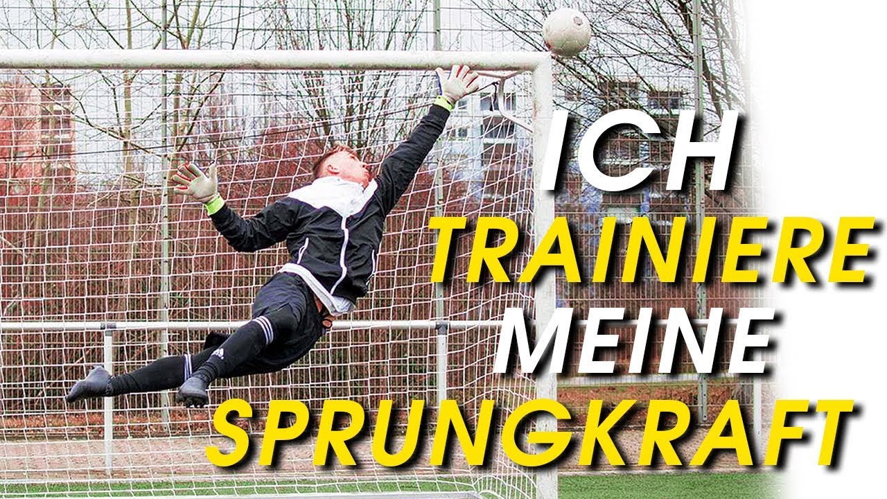 So trainieren TORSPIELER alleine ihre SPRUNGKRAFT !