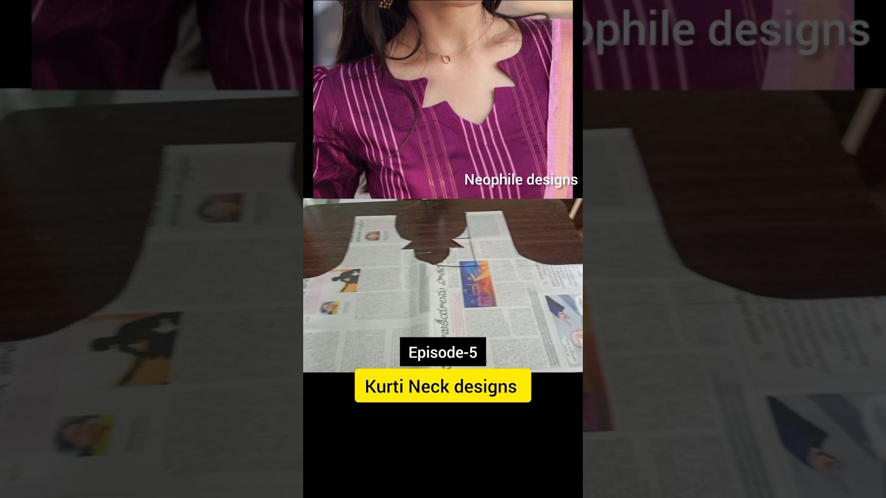 Episode-5 Kurti Neck designs || By Neophile #neophiledesigns #kurtineckdesigns #fashion #trending