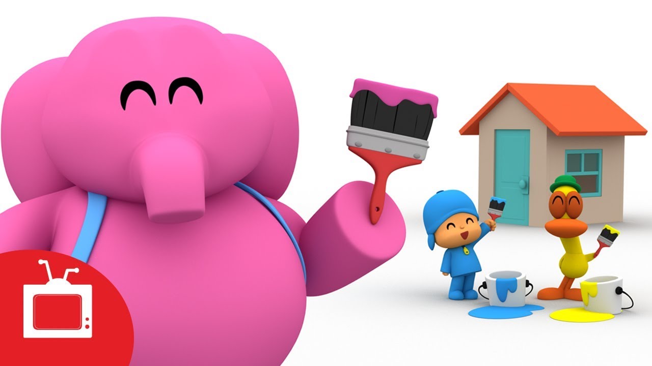 POCOYO ITALIANO 🏠 La casa multicolore 🏠 VIDEO e CARTONI ANIMATI per bambini