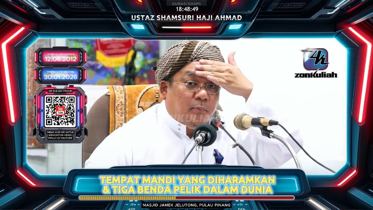 TAZKIRAH : Ahli Kelab Tak Pakai Baju (Tiga Benda Pelik Dalam Dunia) - Ustaz Shamsuri Ahmad