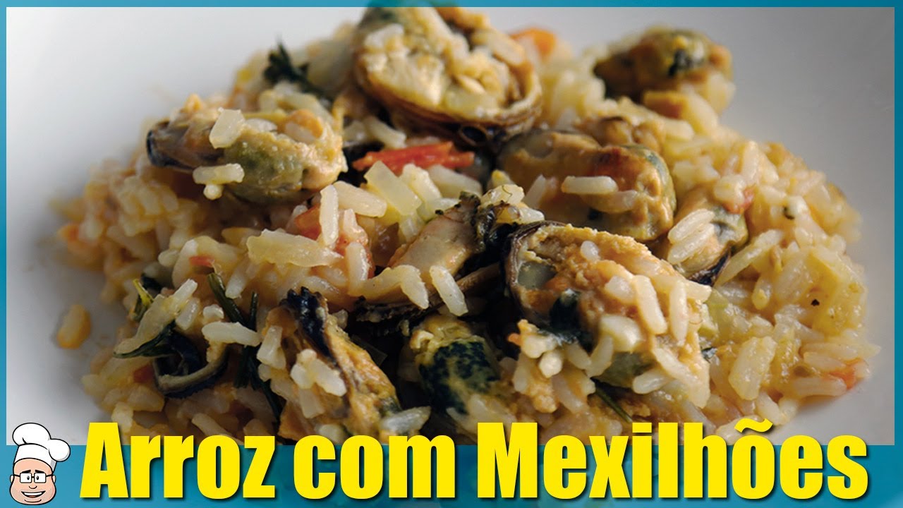 RECEITA DE MEXILHÃO - ARROZ COM MEXILHÕES