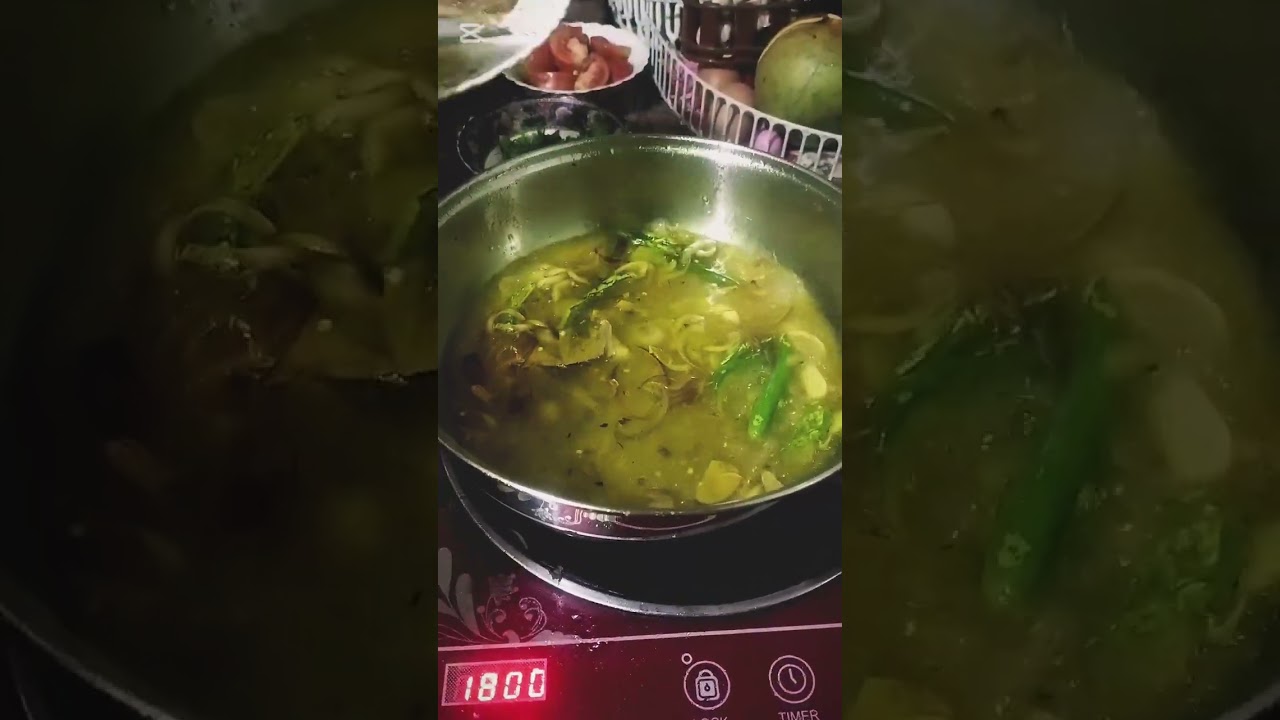 দেশি কই মাছ দিয়ে আলু সিমের বিচি ও লাউ শাক ভাজি | lovely family | cooking vlog |