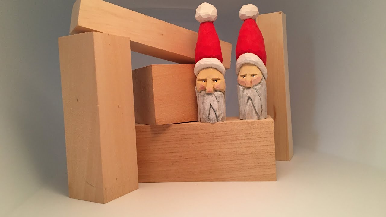 Wood Carving A Super Simple Santa