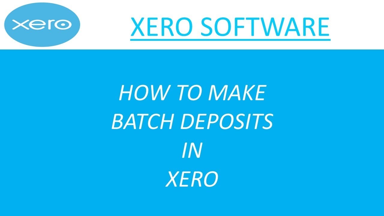 batch deposit in Xero | how to enter multiple receipts in Xero | Xero tutorial #xero #xerotutorial