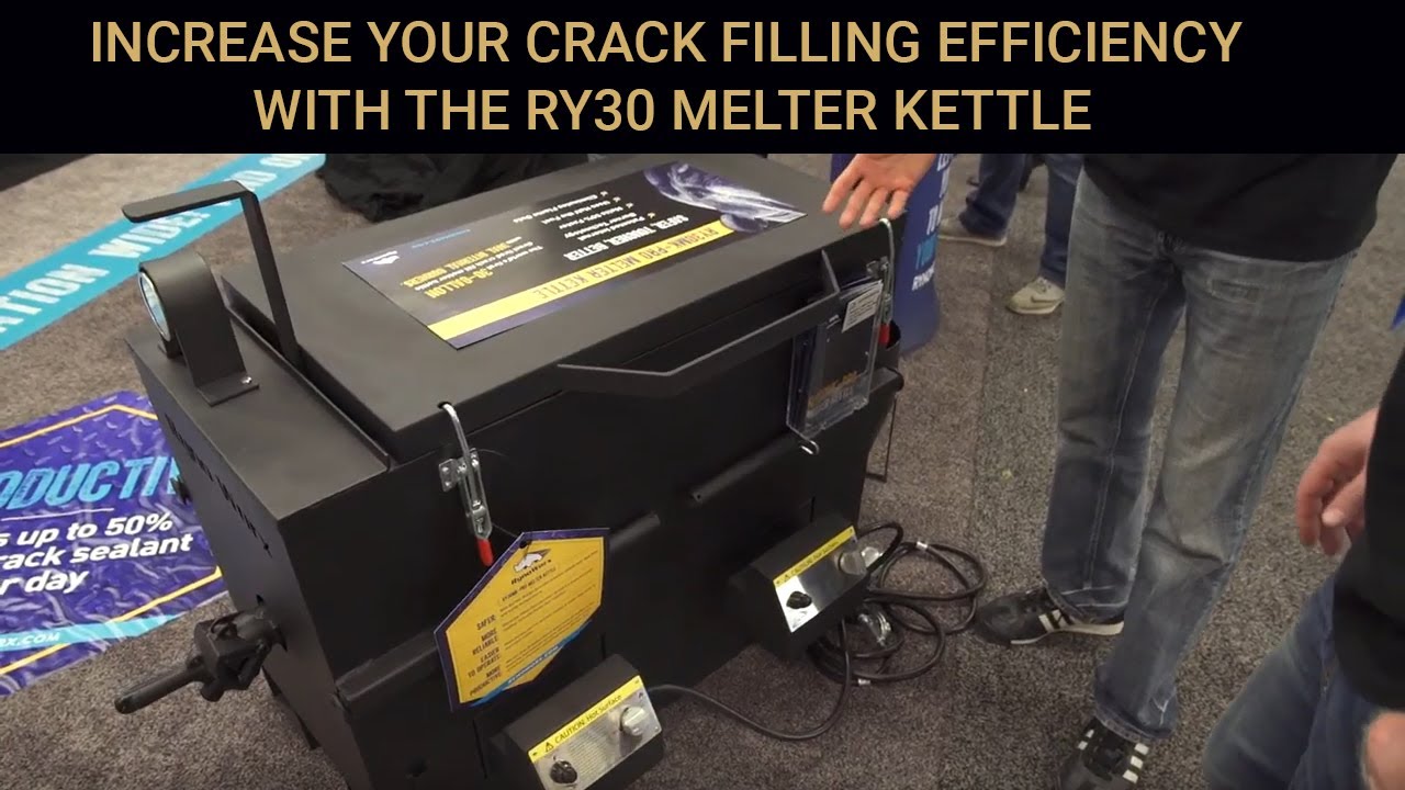 Increase Your Crack Filling Efficiency With The RY30 Melter Kettle