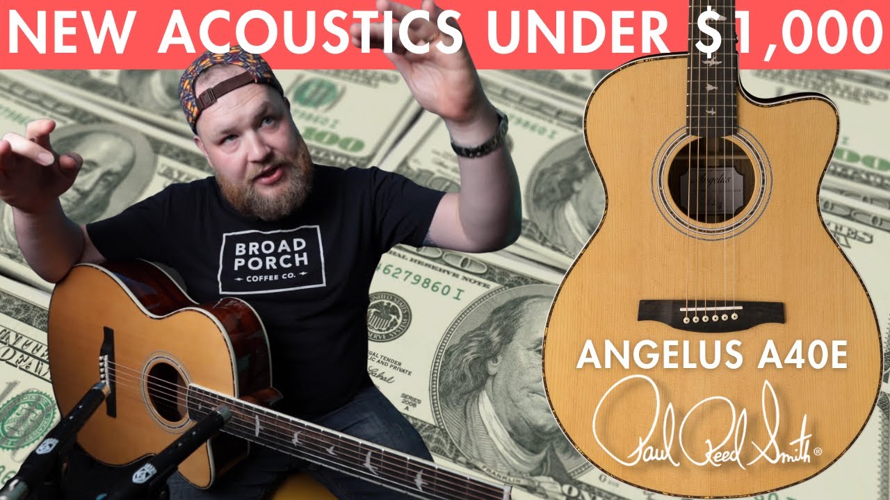 Лучшие гитары до 1000 долларов... @prsguitars Angelus A40E