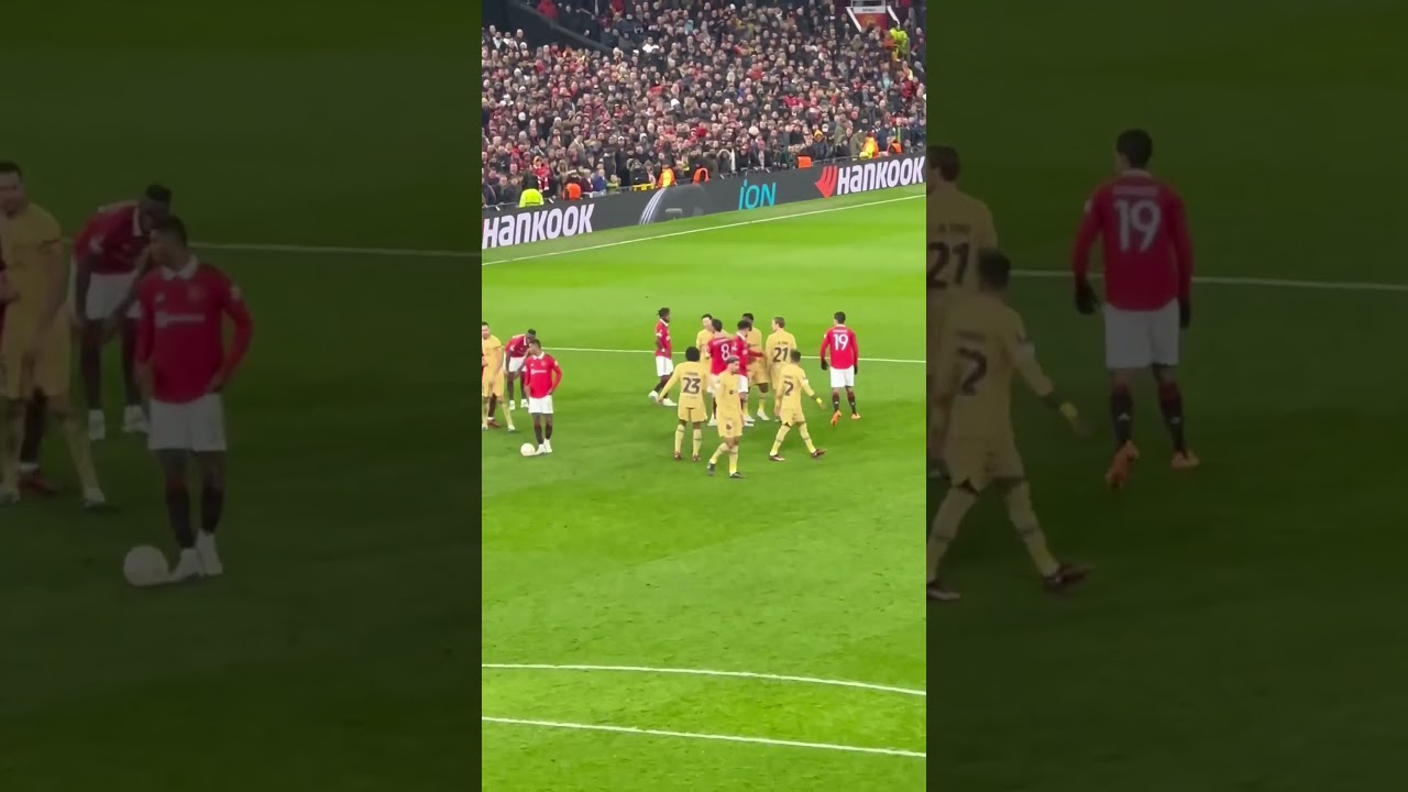 AGGRESSION! Bruno Vs Frenkie De Jong! Man United 2-1 Barcelona