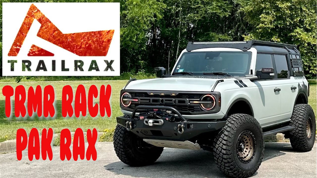 Bronco TrailRax Roof Rack with Pak Rax