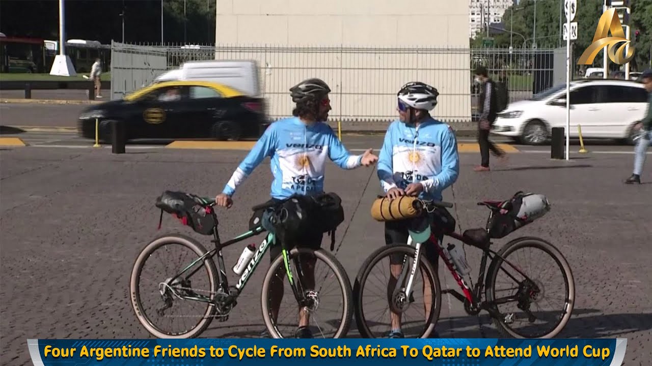 Four Argentine Friends to Cycle From South Africa To Qatar to Attend World Cup
