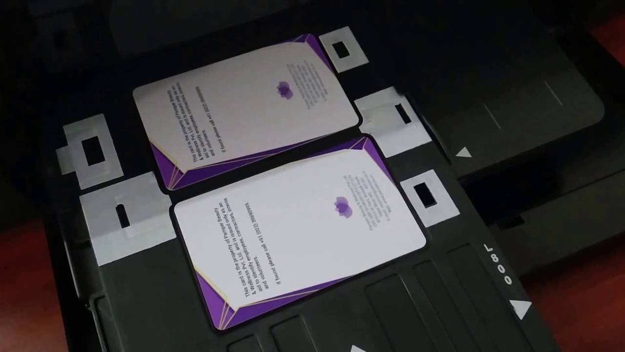 Руководство по печати удостоверений личности из ПВХ для Epson L805 (бесплатный шаблон)