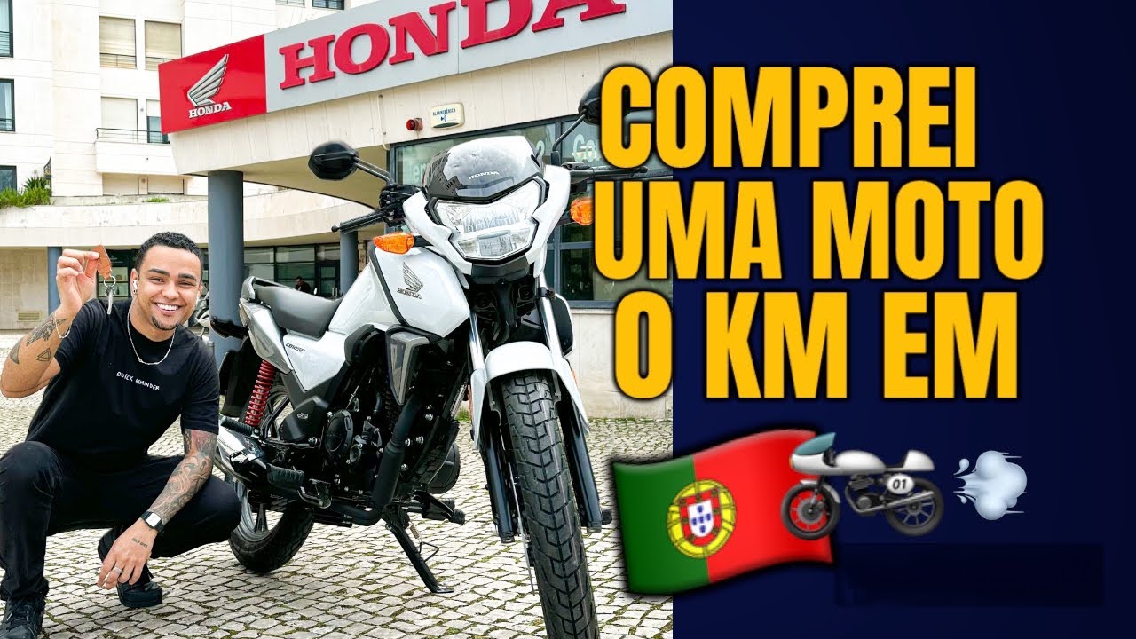 COMPREI UMA MOTO + PREÇO DE MOTOS AQUI EM PORTUGAL.