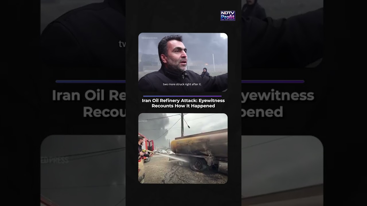 Iran Oil Refinery Attack: Eyewitness Recounts How It Happened #shorts