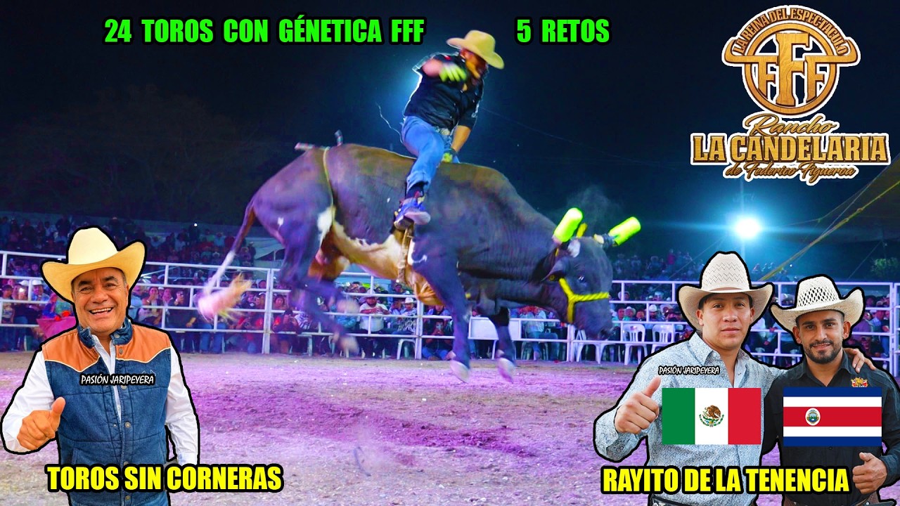 24 TOROS DE RANCHO LA CANDELARIA en Iguala Gro 2026 Jaripeo con jinetazos como Rayito, Morelitos...