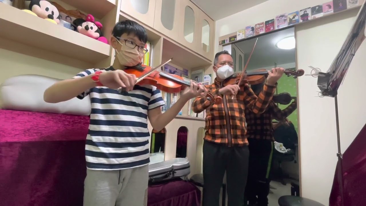 小提琴二重奏：我的祖國 Violin Duet : My Motherland, Jayden Lee plays Violin
