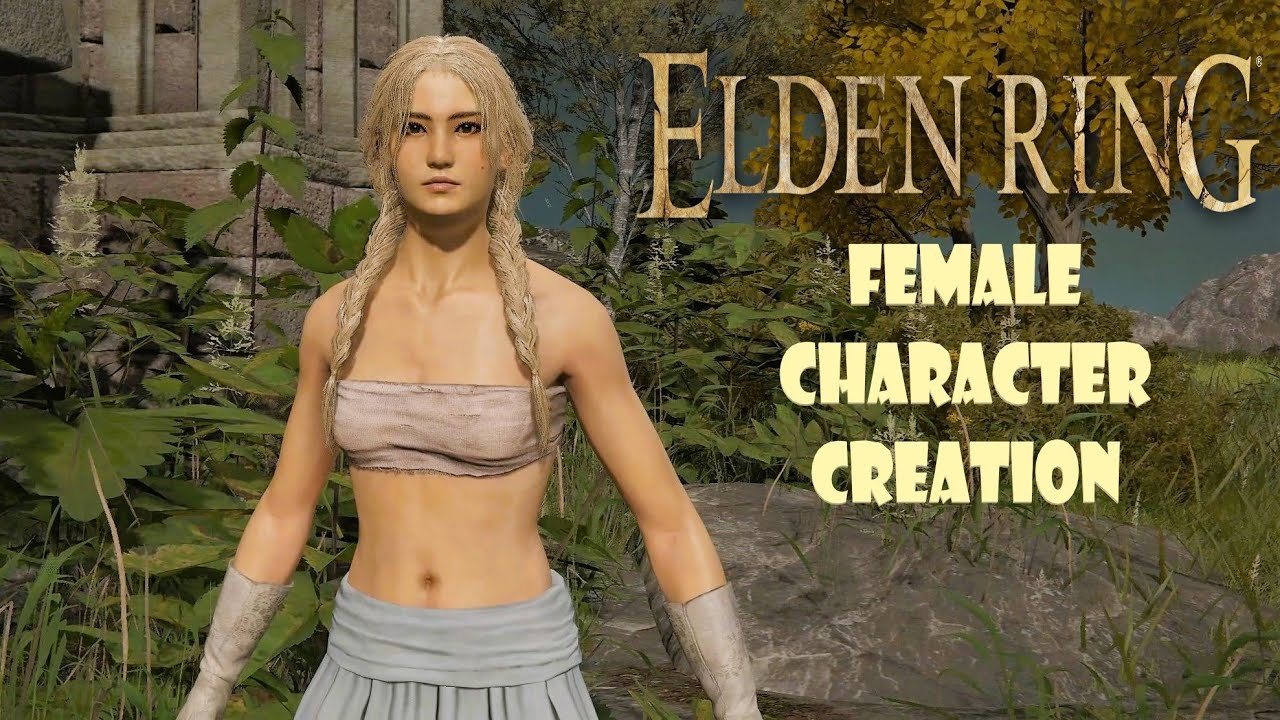 Elden Ring the prettiest face character creation blonde update