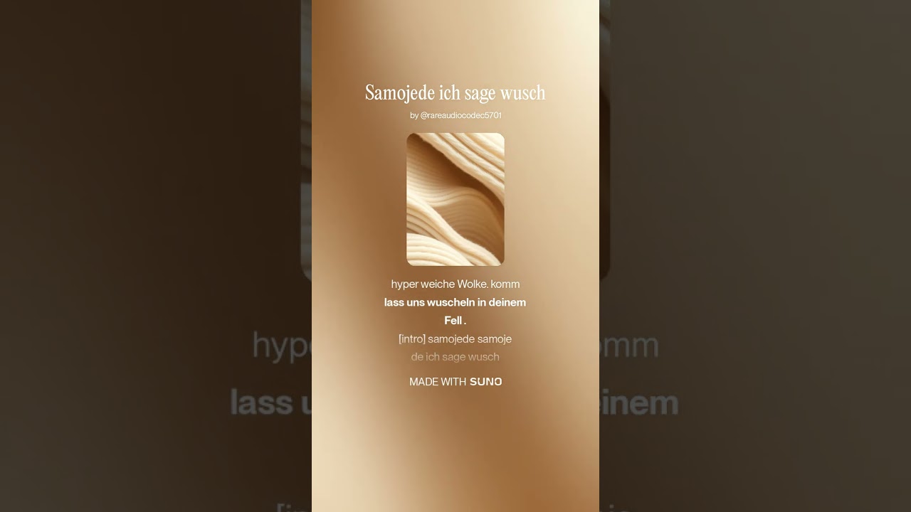 Samojede ich sage wusch