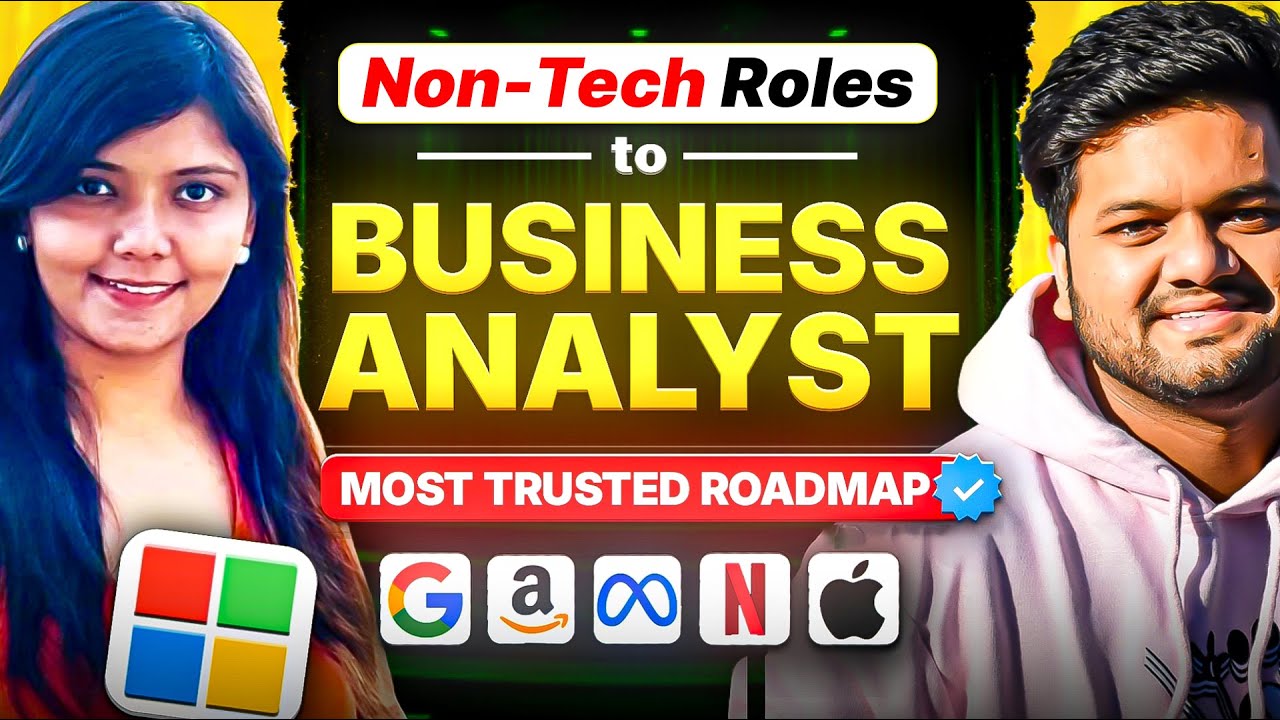NoN-Tech Roles To HIGH Paying DATA ANALYTICS Job | Microsoft | Most Trusted Roadmap