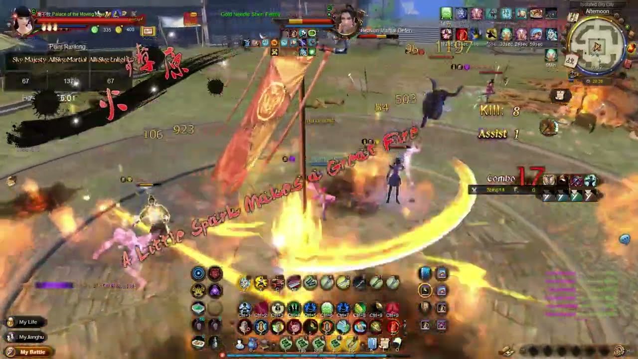 Age Of Wushu TW (Formosa) - Three Alliance Daily Fight
