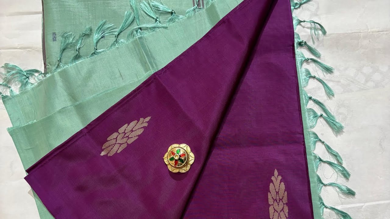 Banana silk vaallai naar pattu saree 