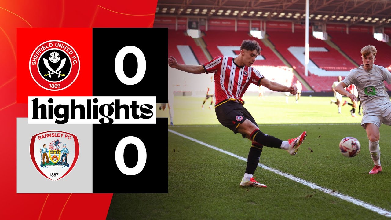 Sheffield United U21 0-0 Barnsley U21 - match action