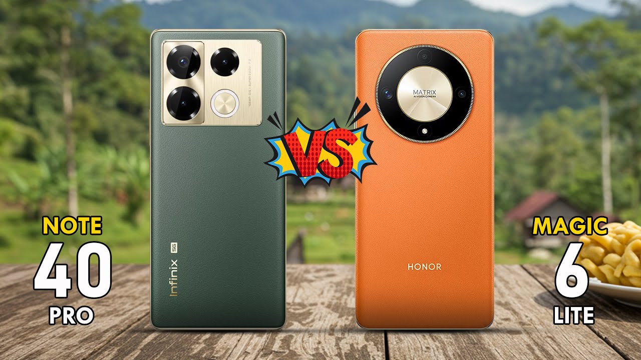 Infinix Note 40 Pro 5G vs Honor Magic 6 Lite