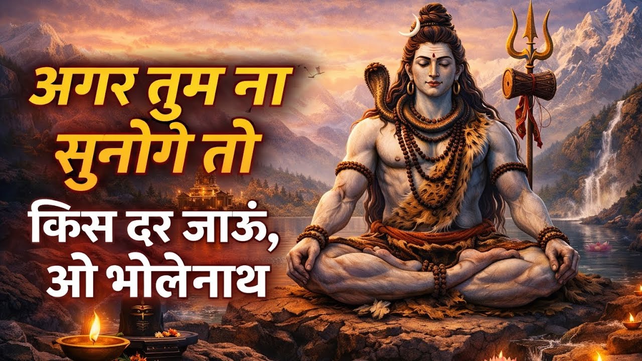 अगर तुम ना सुनोगे तो किस दर जाऊँ ओ भोलेनाथ | Emotional Shiv Bhajan | Mahadev Bhakti Song