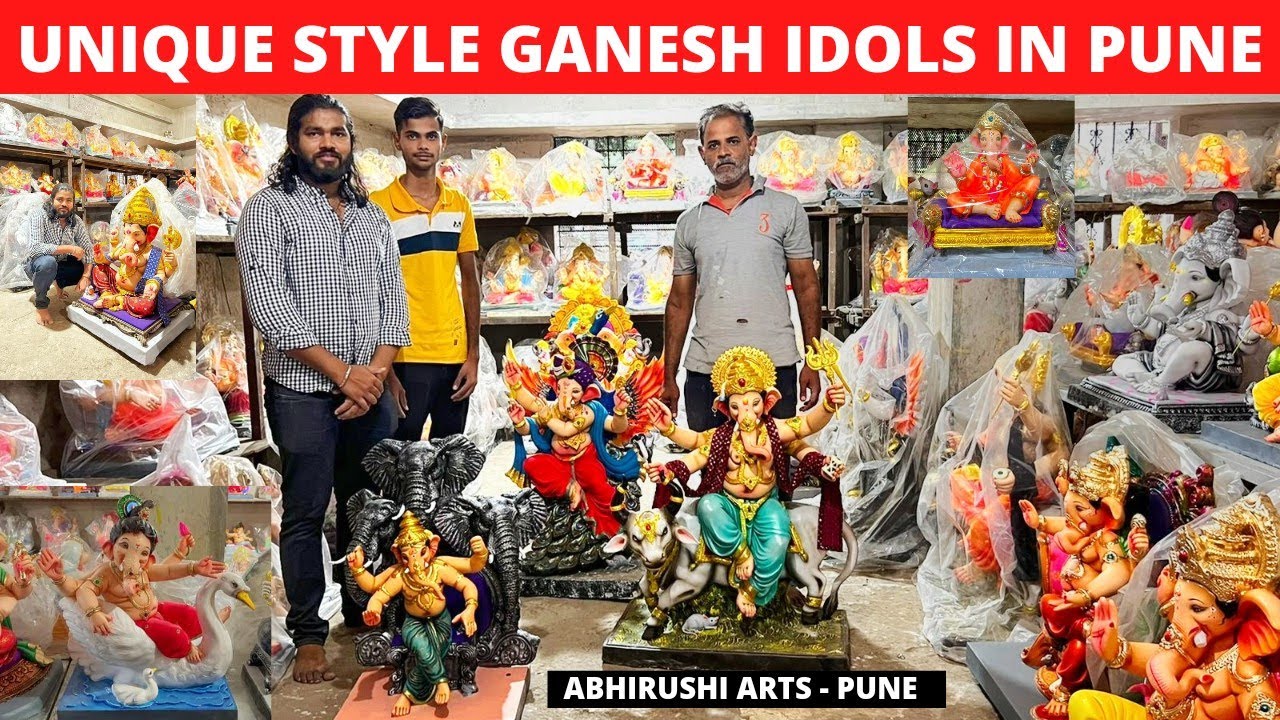 ABHIRUSHI ARTS - MOST UNIQUE GANPATI MURTHI KARKHANA ( FACTORY ) IN PUNE