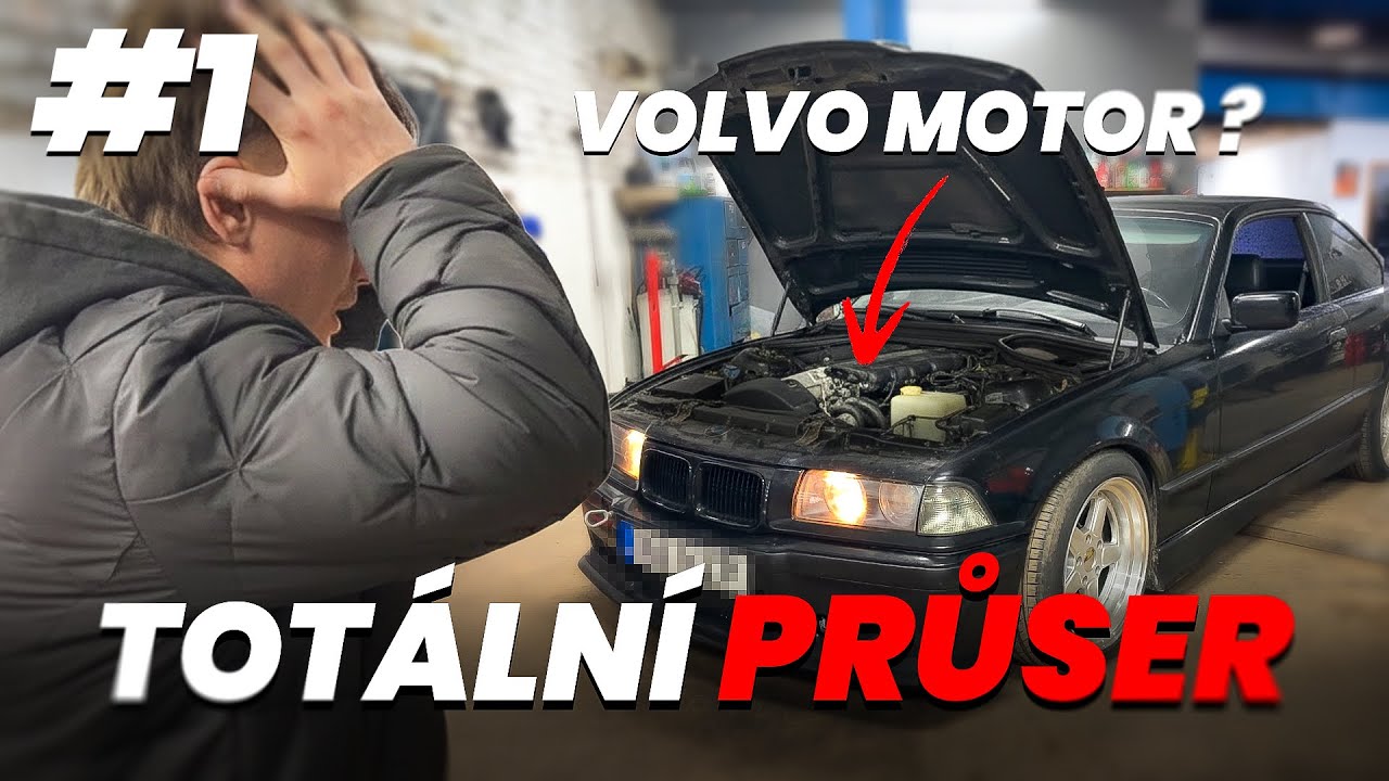 Koupil jsem BMW E36 s Volvo T5 z Estonska! Je horší než jsem čekal..