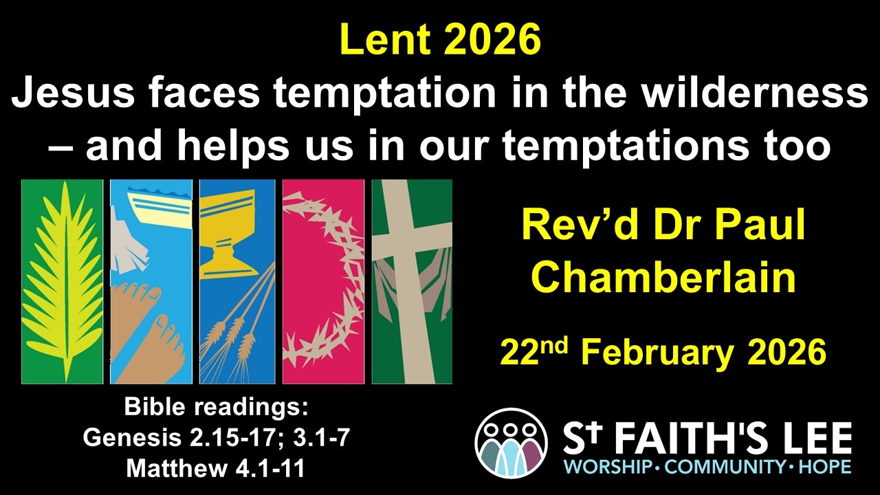 Jesus faces temptation in the wilderness – and helps us in our temptations too