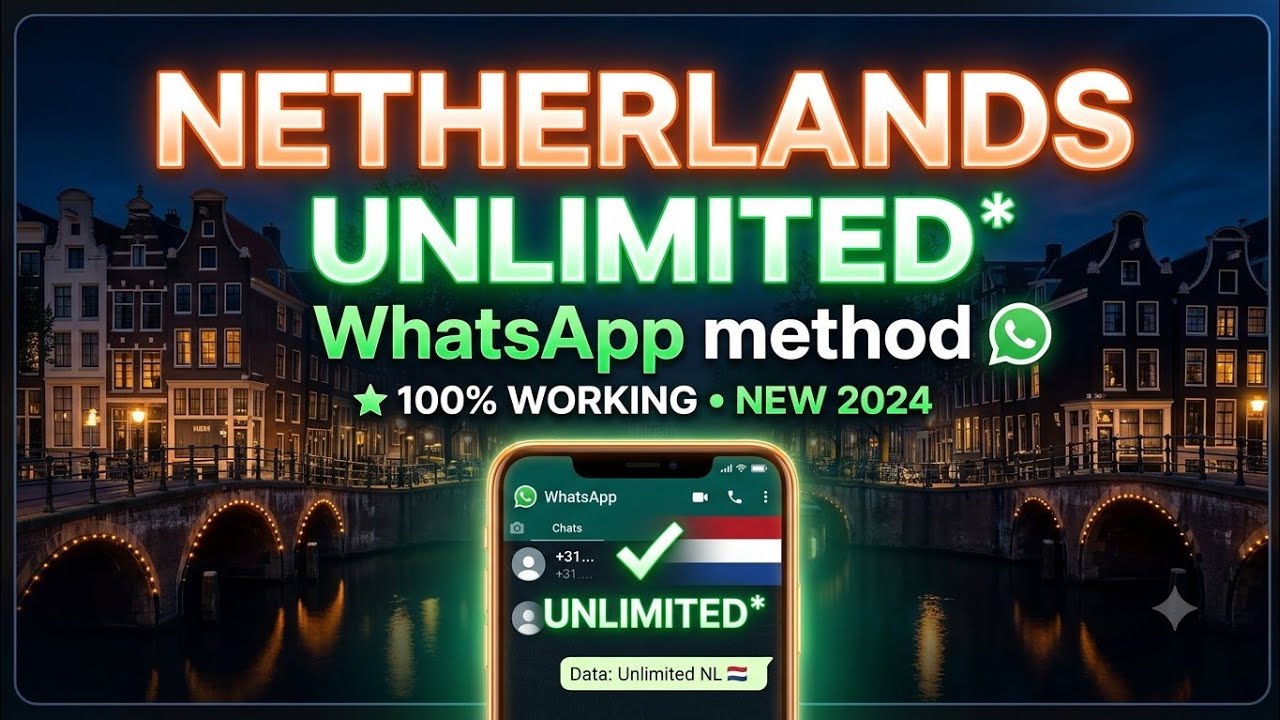 How to Create Unlimited Netherlands  WhatsApp | New Method #unlimited_whatsapp #multiple_whatsapp 