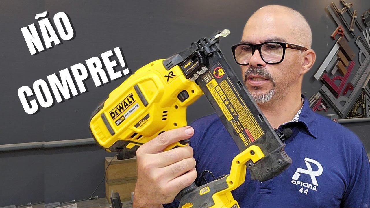 Pinador 20V Dewalt Review e Comparação com Pneumático
