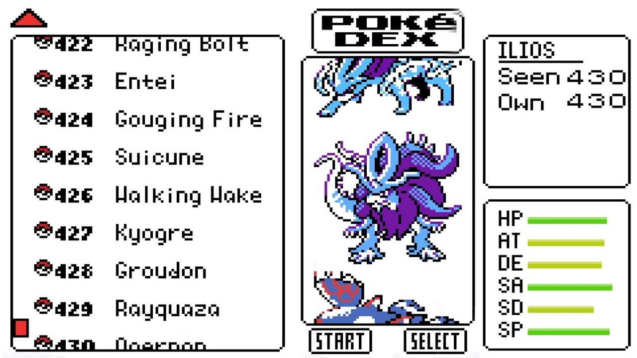 Pokemon Lazarus v1 - Complete Pokedex