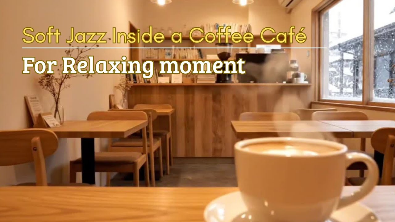Soft Jazz Inside a Cozy Coffee Café, Relaxing Café Jazz Instrumental for Work & Focus