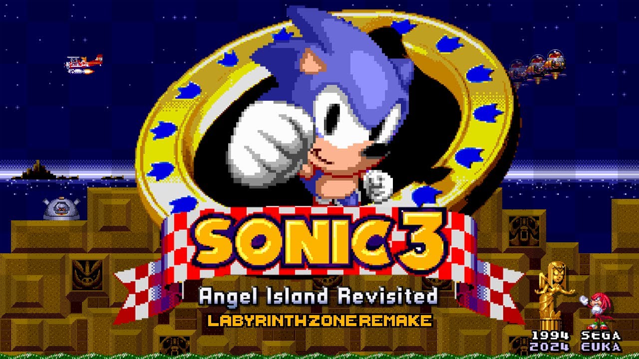 Sonic 3 A.I.R: Labyrinth Zone Remake ✪ Walkthrough (1080p/60fps)