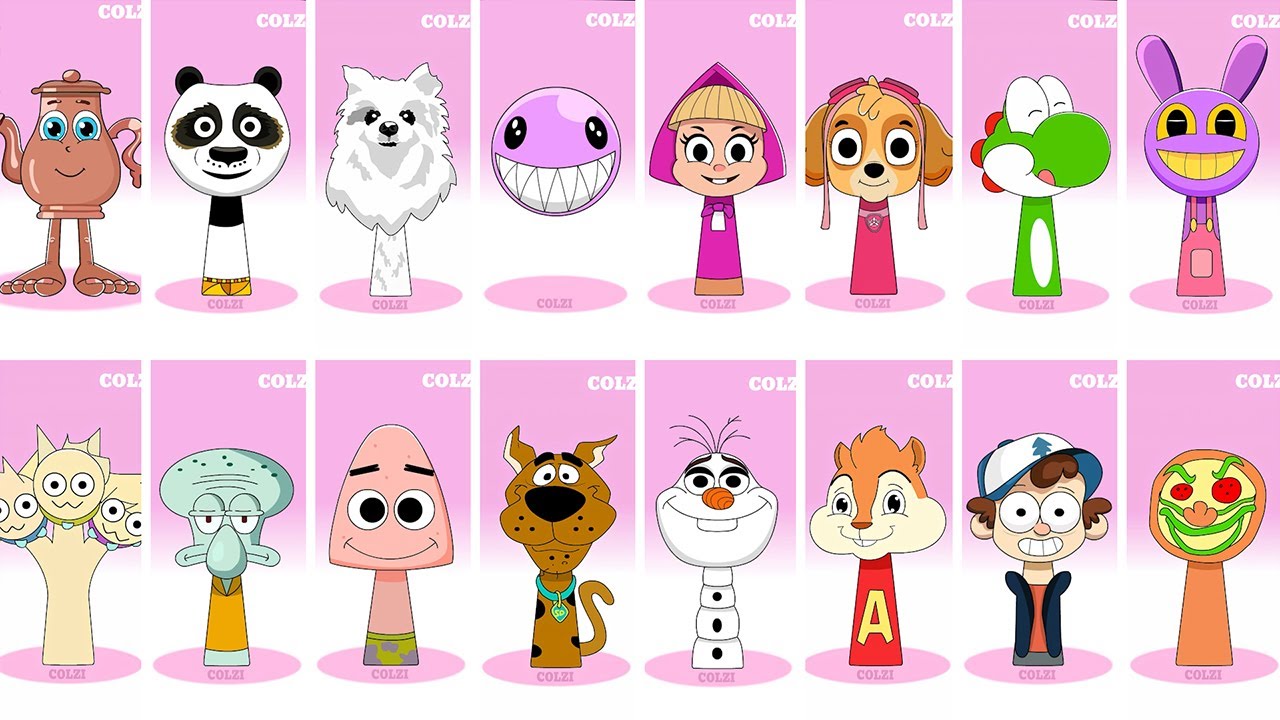 Incredibox Sprunki OC Phase 1 to Phase 3 Ta Ta Ta Sahur, Gabe the Dog, Bubbles, Masha and the Bear
