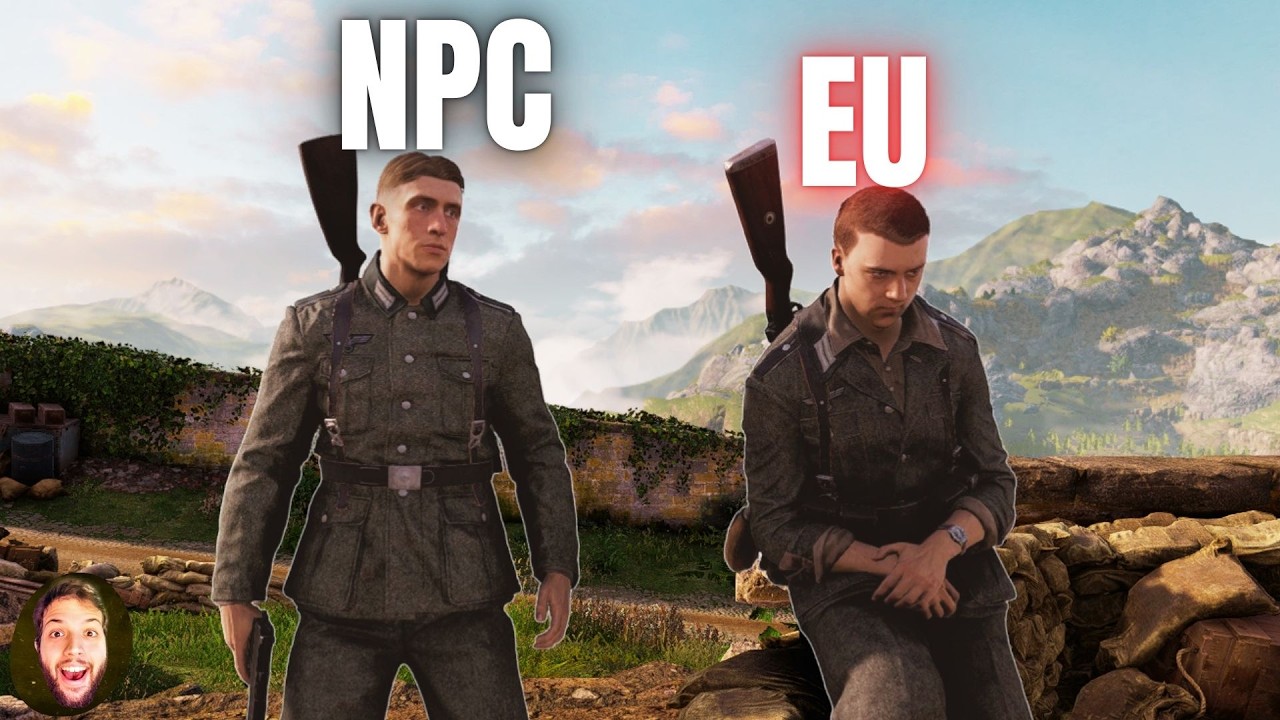 Eu me disfarcei de NPC pra ca&ccedil;ar player no Sniper Elite