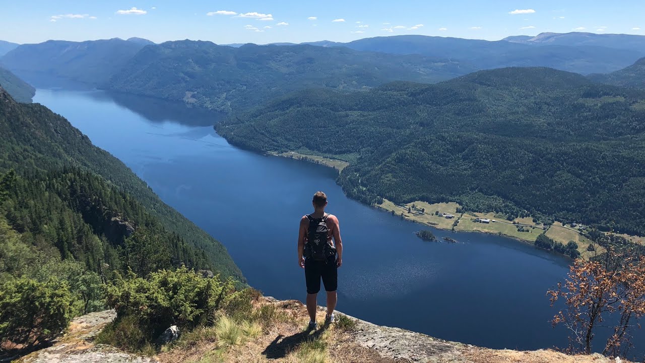Fottur langs Lårdalstigen - Hiking Lårdalstigen, Norway