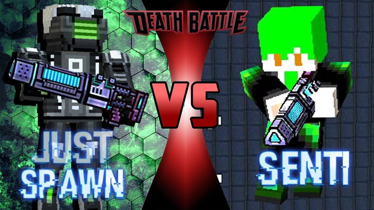 Pixel Gun 3D - JustSpawn VS Senti (Epic Duel)