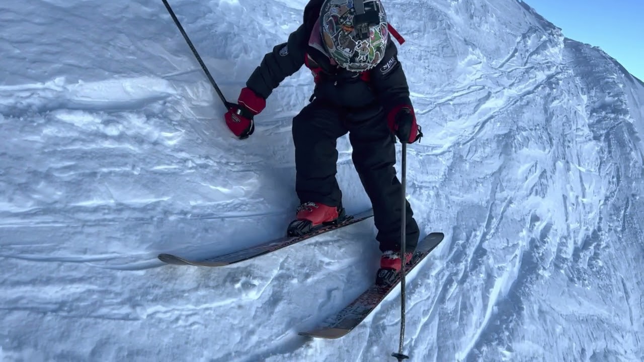 Jack Skiing (6yrs) Skiing - Four Shadows - Cody Bowl - Jackson Hole 