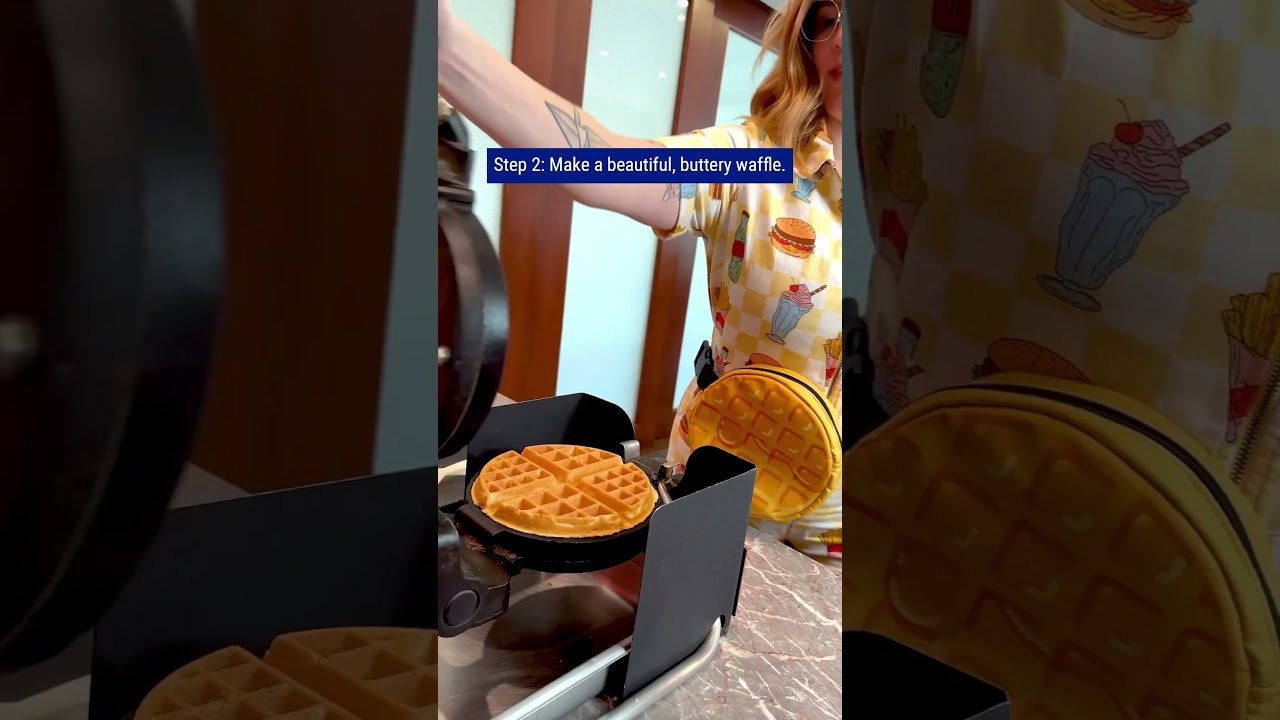 How to take your Hampton waffle to go. 🧇 🏃