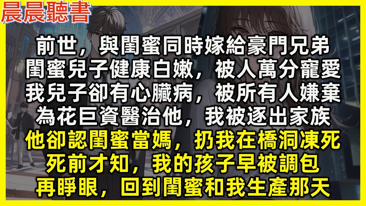 【重生爽文】前世與閨蜜嫁給豪門兄弟，她兒子健康白嫩，受萬分寵愛，我兒子有心臟病，被眾人嫌棄，為花巨資醫治他，我被逐出家族，他卻認閨蜜當媽，扔我在橋洞凍死，死前才知我的孩子早被調包，再睜眼回到生產那天